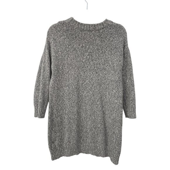Cotton On 3/4 Sleeve Tunic Pullover Sweater Size XS Crewneck Heather Gray Lounge - Picture 2 of 6